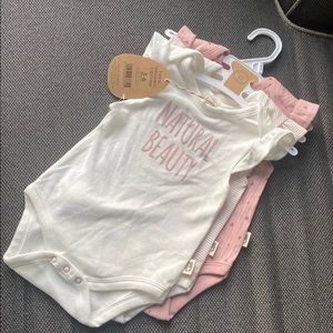 3 pack organic cotton onesies